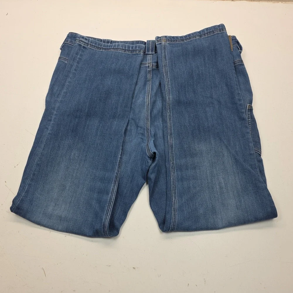 Duluth‎ Trading Co Ballroom Double Flex Slim Fit Jeans Blue 40x32 Mens Denim